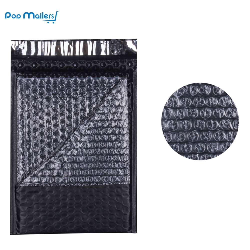 10pcs/4x7 Inch/120*180mm Black Poly Bubble Mailer Self Seal Padded Envelopes