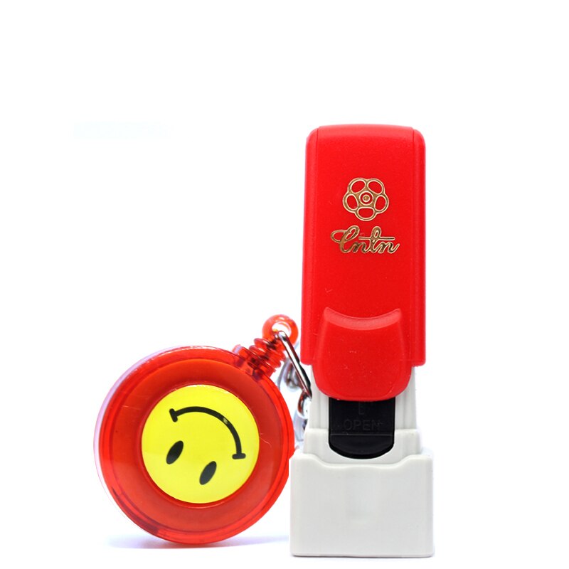 Personal Nurse Name Stamp Handwritten Signature Stamp Lettering Personality Art Signature Steal Private Production 5: button red