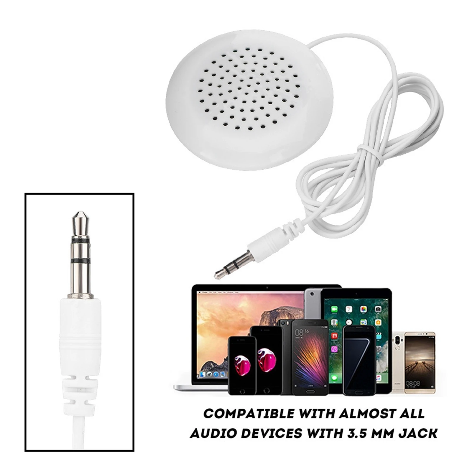 Gör-det-själv-kuddhögtalare 3.5mm mini stereohögtalare för  mp3 mp4 cd musikspelare mobiltelefon surfplatta dator bärbar dator för ipad sovande