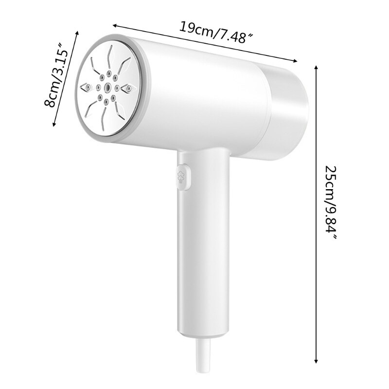 Steamer for Clothes, Hand Held Portable Home/Travel Garment Steamer, Fabrics Removes Wrinkles EU Plug