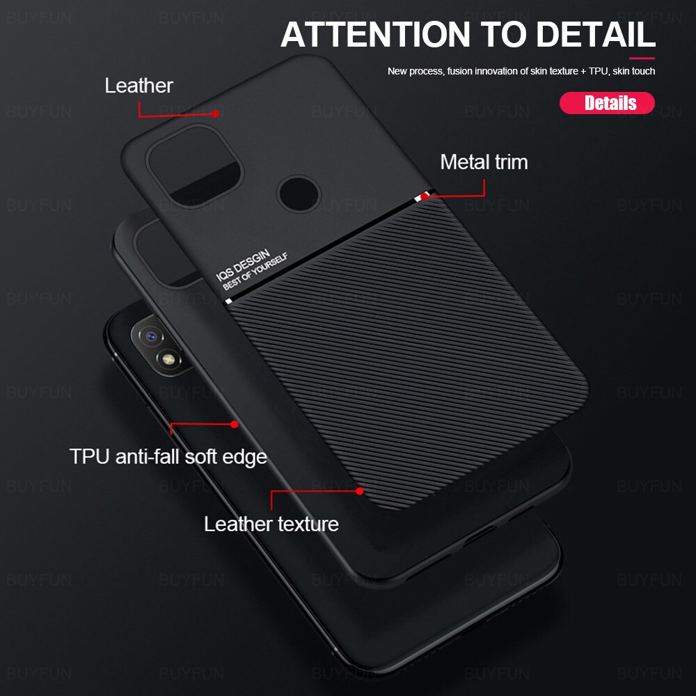 Readmi 9c nfs custodia in pelle texture car magnetic hloder cover per telefono per xiaomi redmi 9c 9c redmi9c 6.53 ''custodia antiurto coque