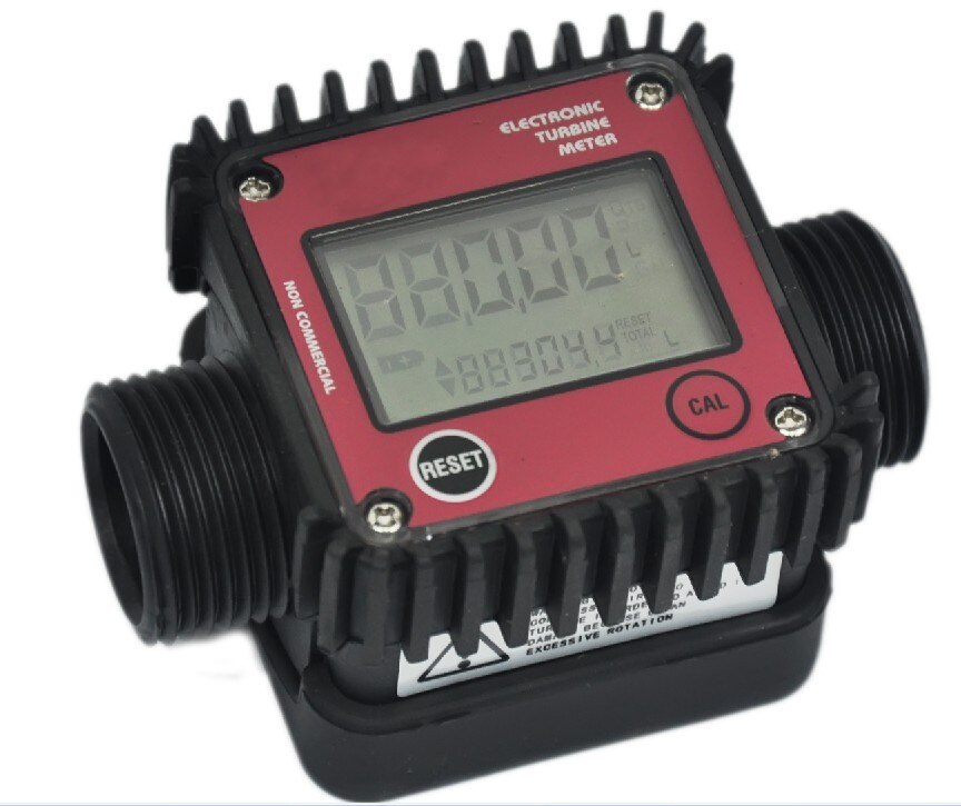 K24 turbo digital flow meter flowmeter Diesel fuel water plomeria flow indicator protable Turbine Flowmeter caudalimetro sensor