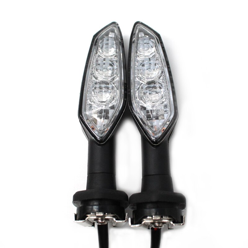 Indicateur clignotant LED pour motos, feux espaceurs, indicateur pour KAWASAKI Z1000, Z1000R, Z900, Z800, Z750, Z650, Z300, Z400, Z250, Z125: Clear