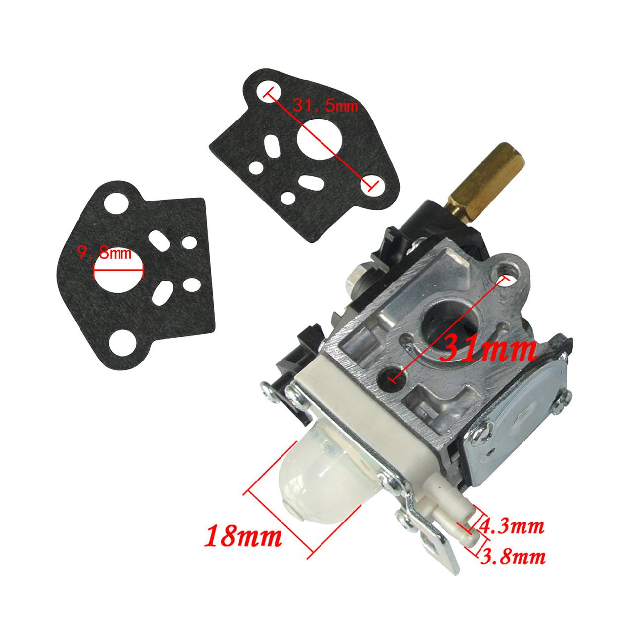 Carburateur & Pakking Set Voor SRM265 SRM265S SRM265T SRM265U String Trimmer