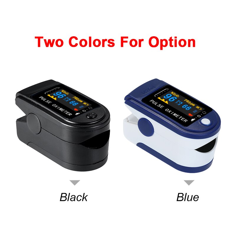 Finger pulsoximeter finger clip forebyggende produkter hjerte og puls oximeter hjertefrekvens lavspændingsmonitor baby termometer