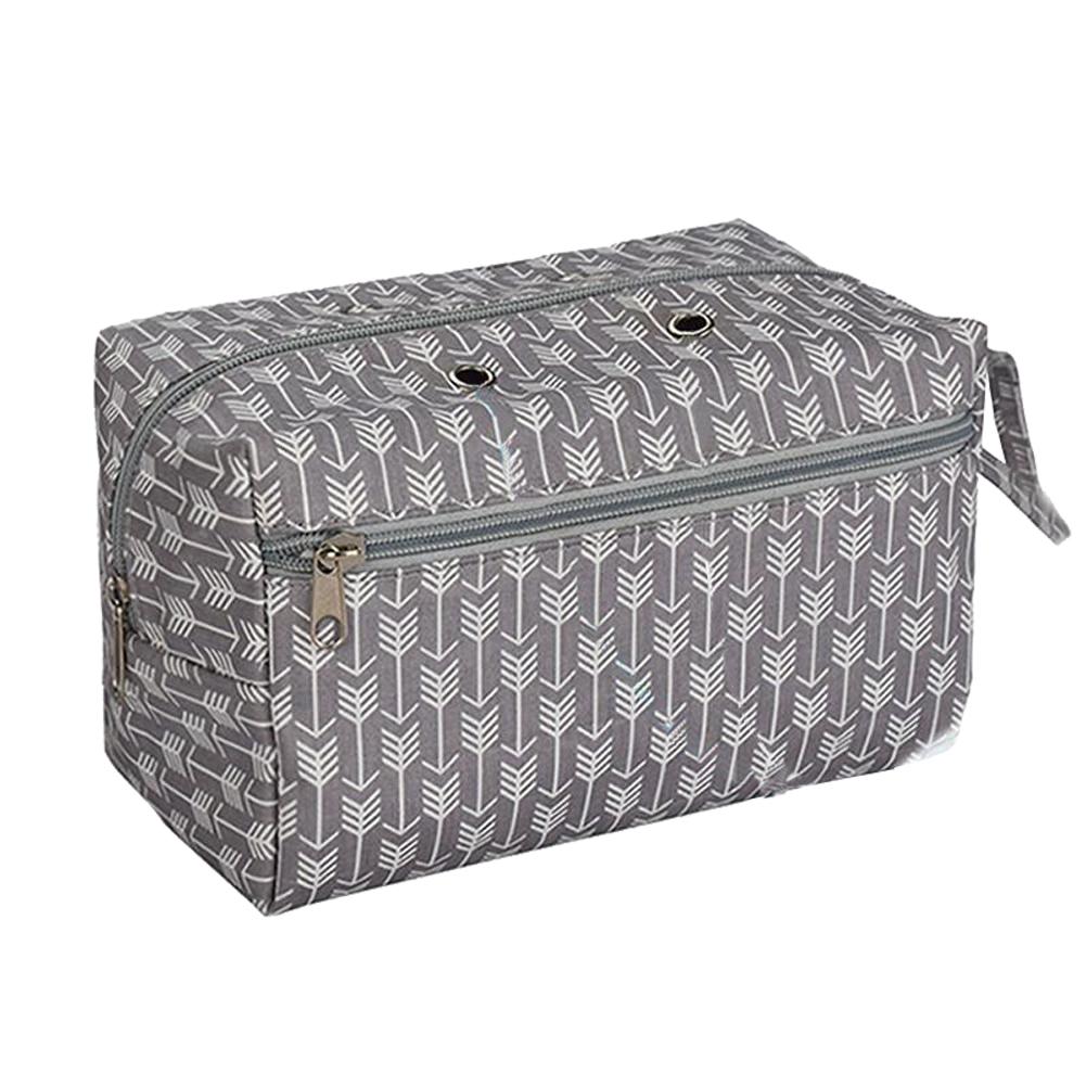 Multi-style woven tote bag yarn storage bag for thread wool yarn crochet, knitting needles and sewing accessories: 29.5X16.5X13cm