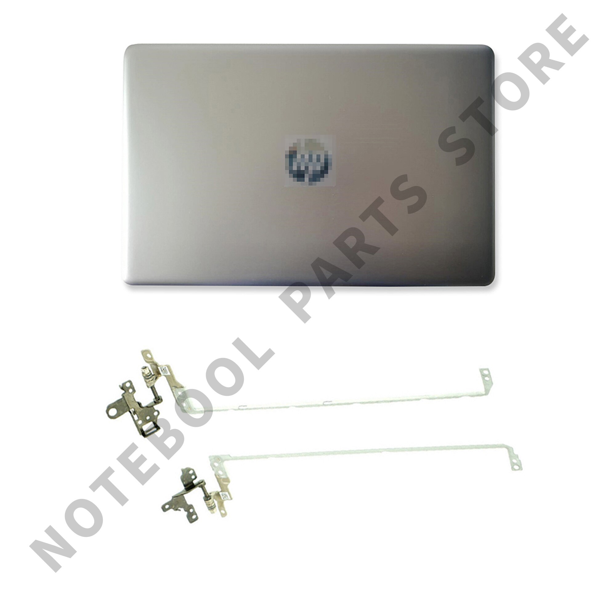 Laptop Lcd Back Cover/Front Bezel/Scharnieren/Palmrest/Bottom Case Voor Hp 15-DA 15-DB 250 g7 255 G7 Top Case Zilver: A Cover Hinges