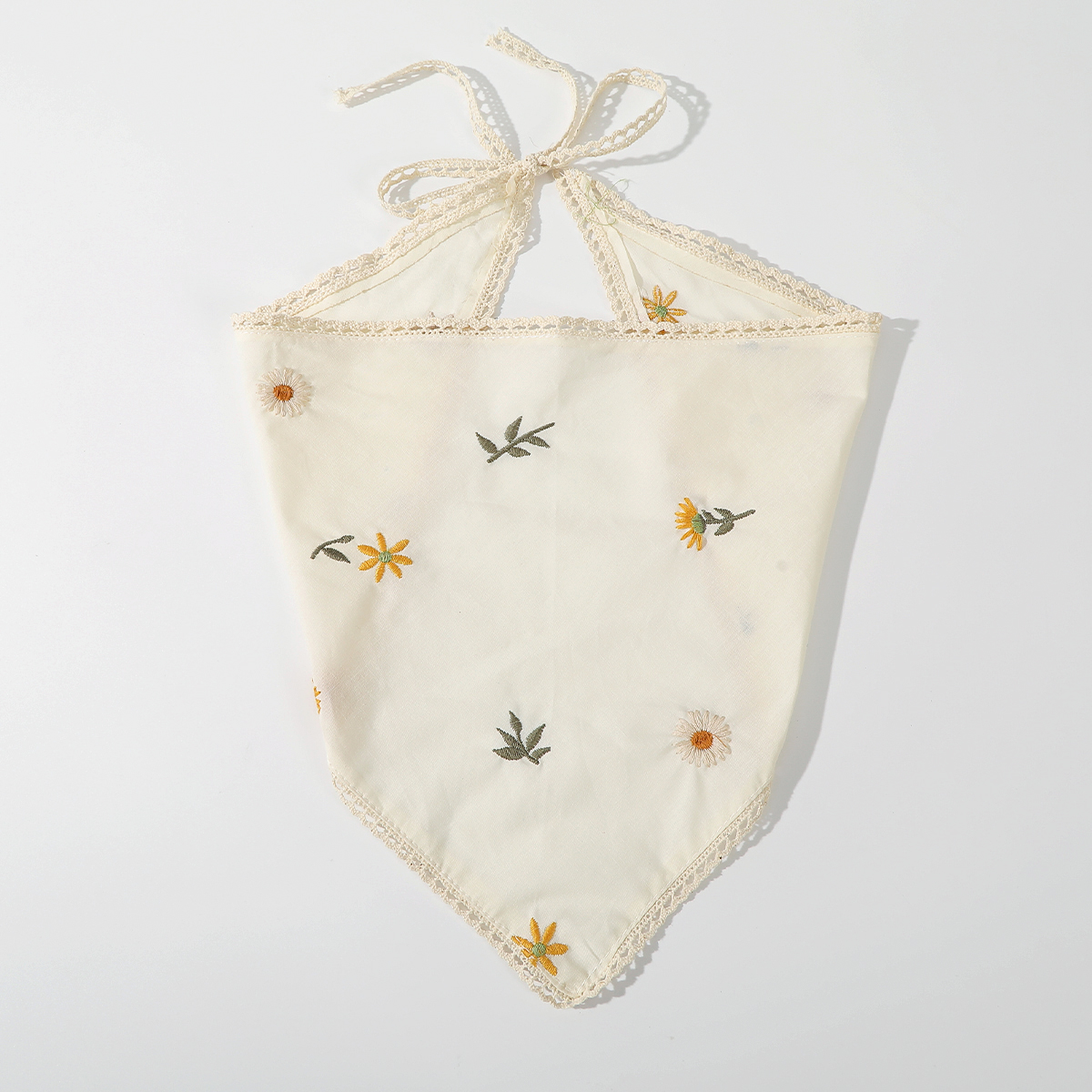 Bufanda triangular con estampado de tela, bandas para el cabello con flores, turbante, Bandana, diademas para mujer, accesorios para el cabello Retro dulces: Gris