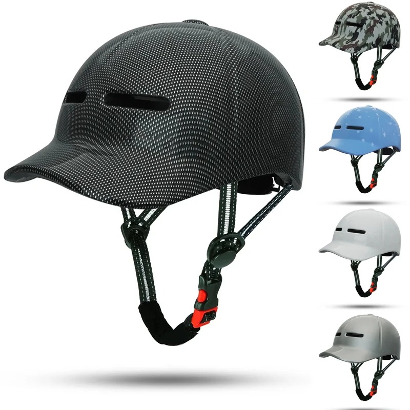 Gudook Fietshelm voor volwassenen Mannen en Vrouwen Helm in Baseballkappenstijl - Comfortabel, Licht, Verstelbaar en Gecertificeerd Fietshelm (Zwart, L Gudook Fietshelm voor volwassenen Mannen en Vrouwen Helm in Baseballkappenstijl - Comfortabel, Licht, Verstelbaar en Gecertificeerd Fietshelm (Zwart, L