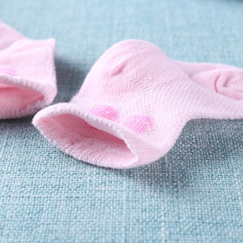 5pairs/set Newborn Baby Socks Soft Infant Cotton Socks Toddlers Stripes Footwear Cartoon Kids Feet Warmer Boys Girls Accessories