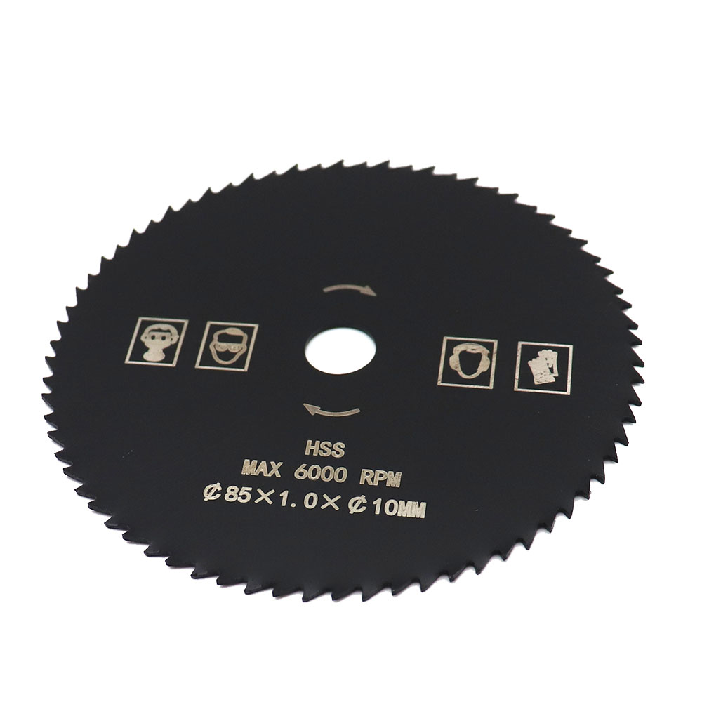 1pc Diameter 85mm 72T HSS Circular Saw Blade Bore 10mm Nitride Coated Wood Cutting