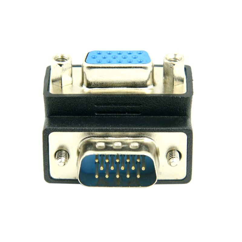 90 Graden Up, Down, rechts En Links Haakse Hd Vga Svga Revolutie Vga 15Pin Vrouwelijke Display Adapter Voor Notebook Tv: Down