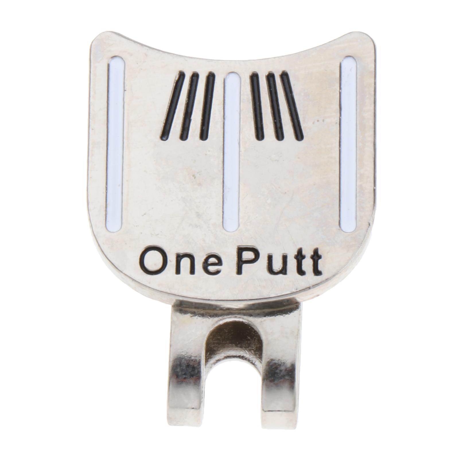 Golf Hat Clip with Marker Putting Alignment Aiming Tool Training Aid