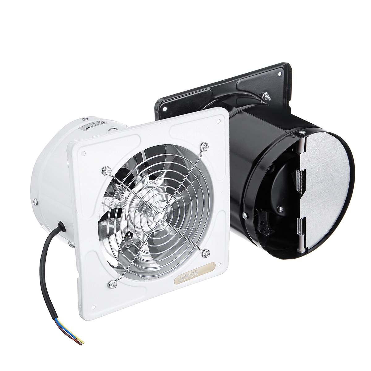 Household 6 Inch Extractor Ventilation Fan Exhaust Air Blower High Speed Low Noise Bathroom Kitchen Toilet Wall Air Vent Fan