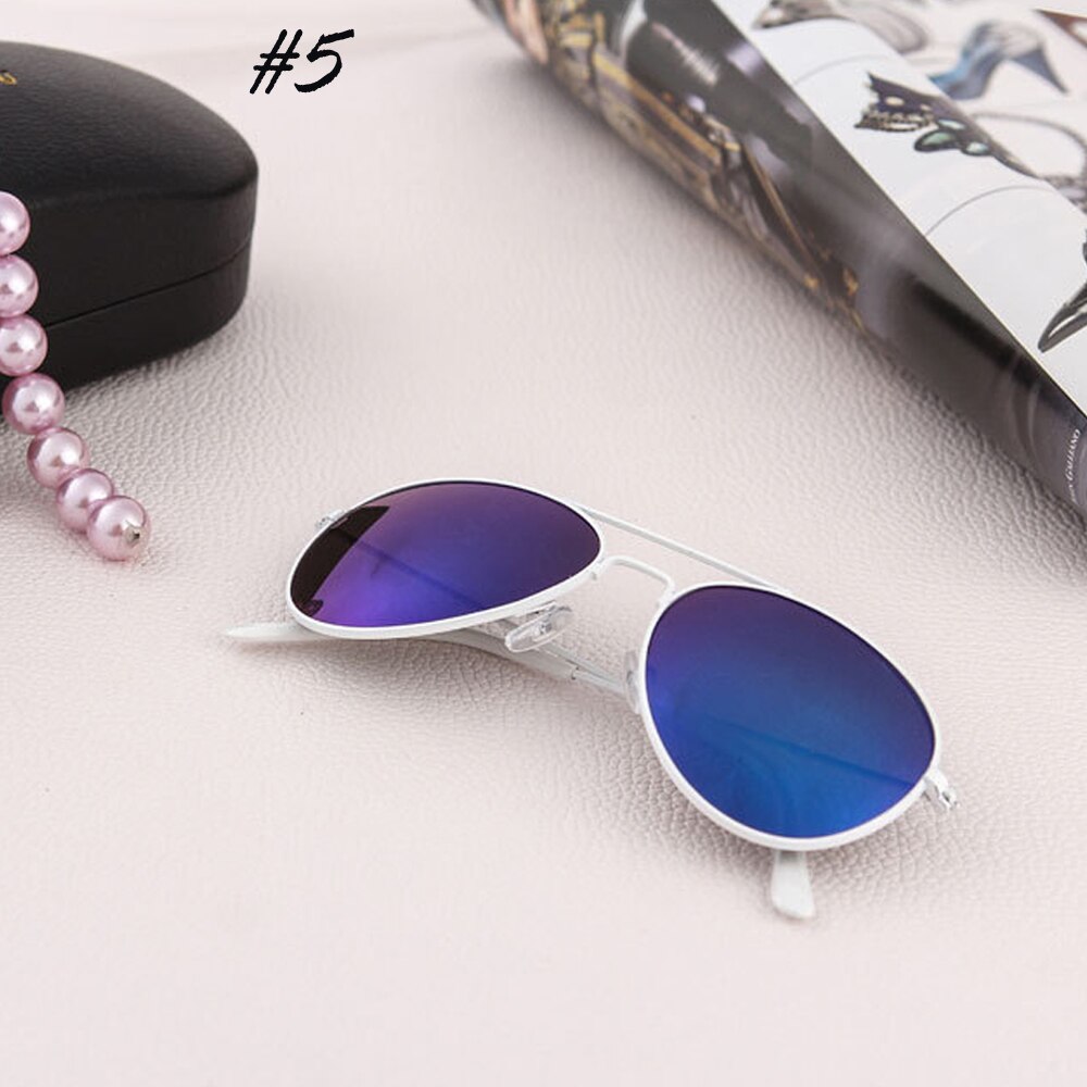 Retro Children Aviation Toddler baby Boys Girls Sunglasses Frame Kids UV400 Pilot Eyeglasses Glasses Outdoor: 5