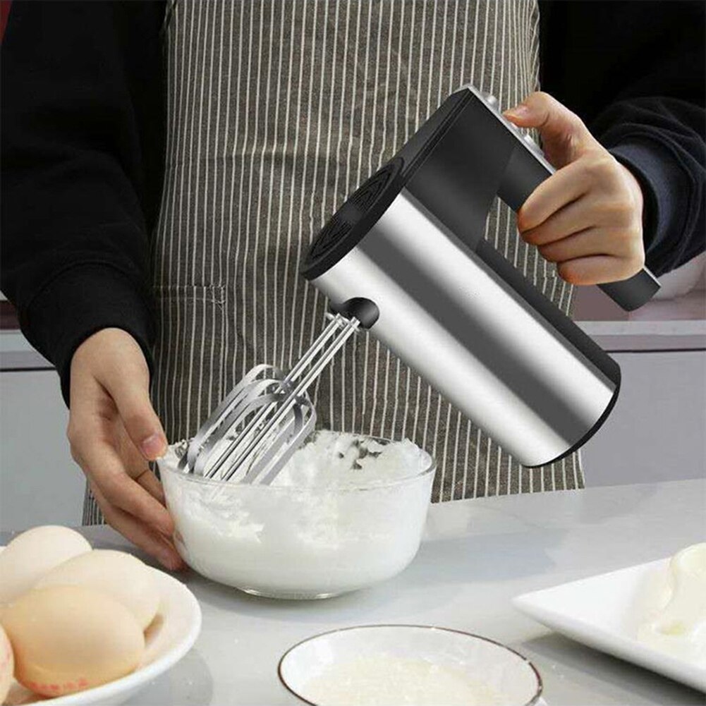 300W Electric Hand Food Mixer High Power Kitchen Gadgets Egg Beater Dough Cake Cream Food Blender Baking Accessories