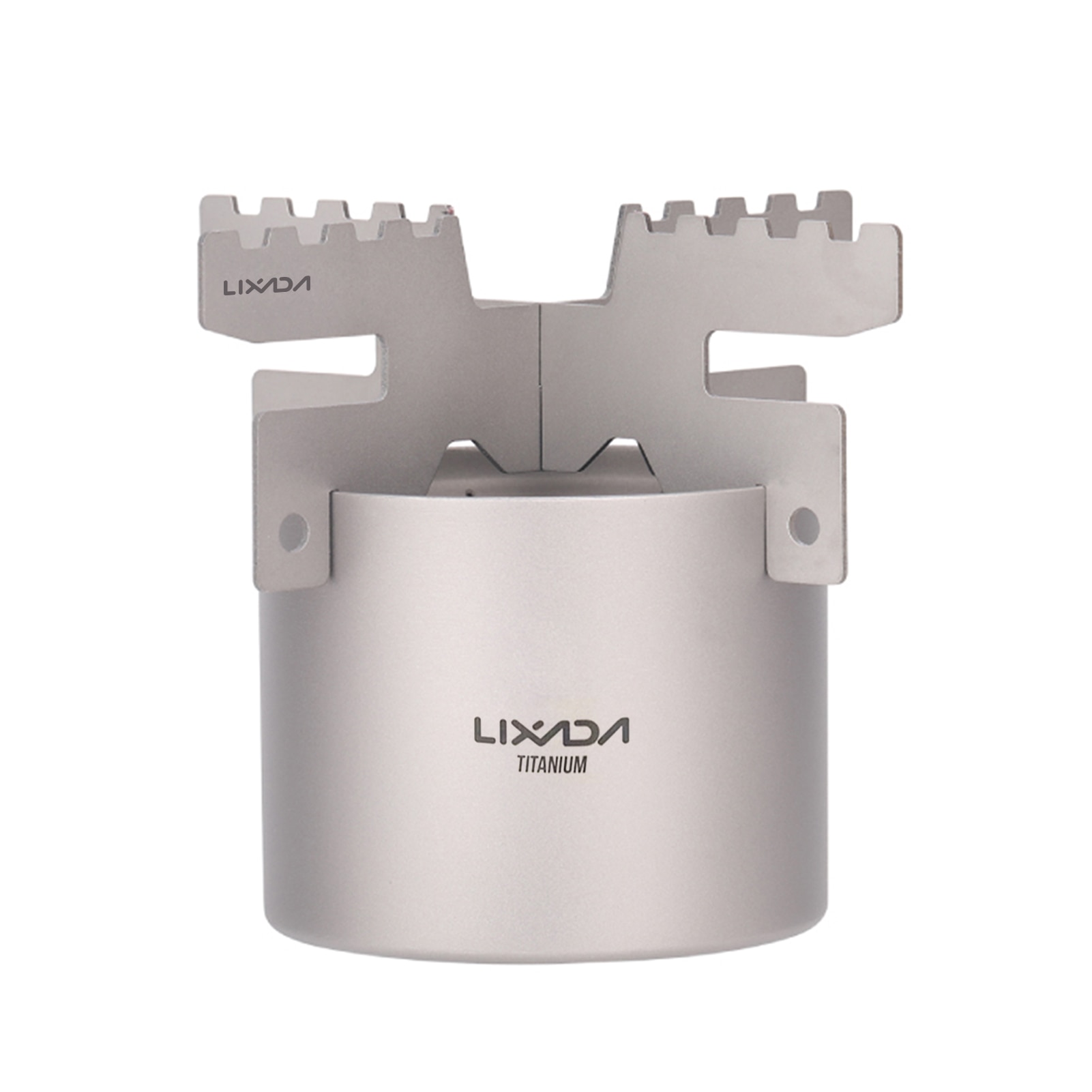 Lixada Mini Alcohol Stove Lightweight Titanium Liquid Spirit Alcohol Stove Furnace for Outdoor Camping Backpacking Hiking