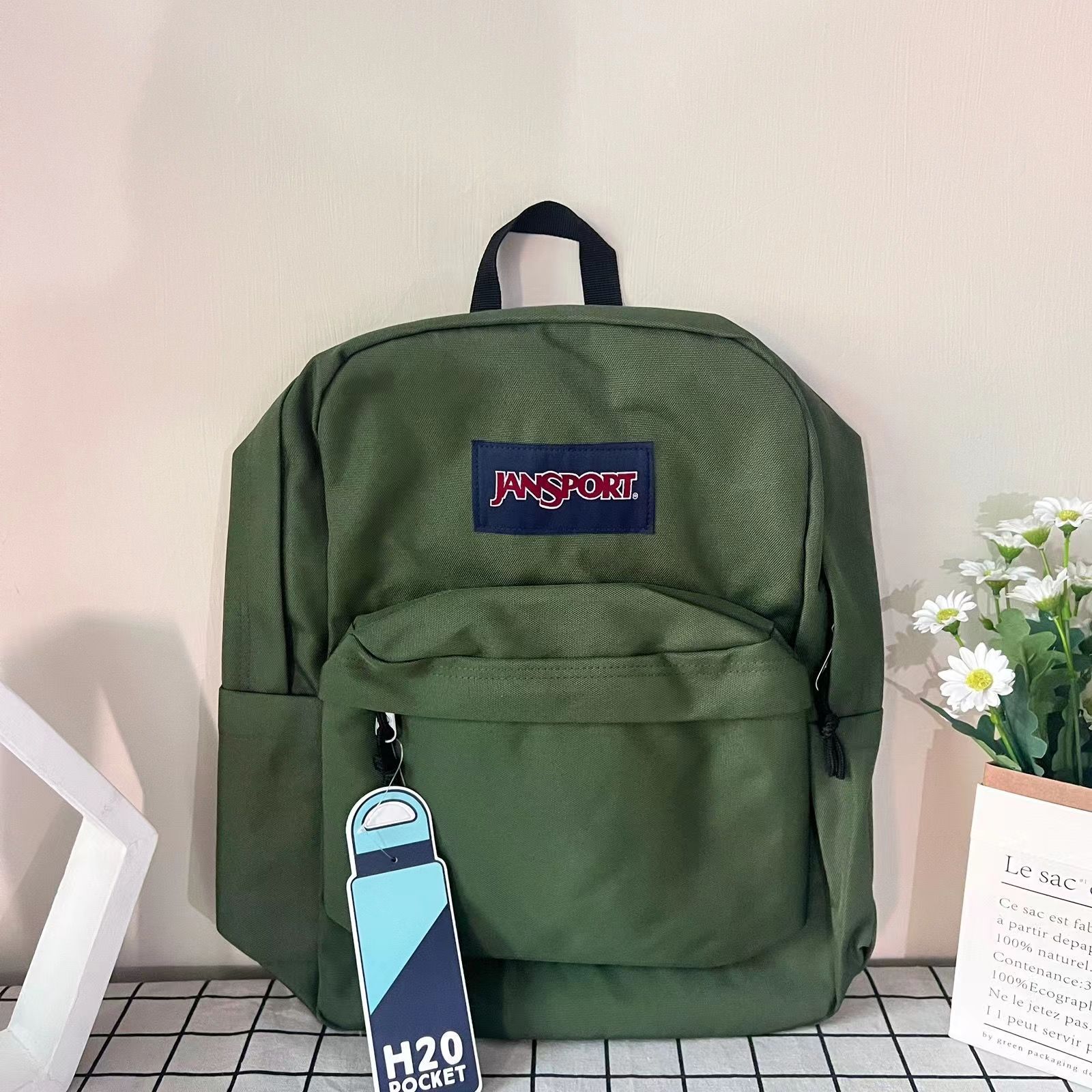 Wszechstronny plecak o dużej pojemności, wielofunkcyjny plecak studencki z przegródką 25L: Lawenda