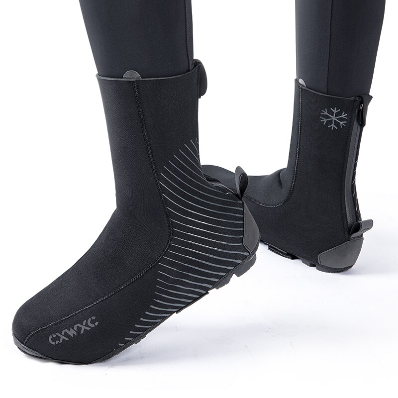 Fietsschoenen overschoenen mtb overschoenen winter warme thermische neopreen overschoenen waterdichte teen fietsschoenen overschoenen voor op de fiets