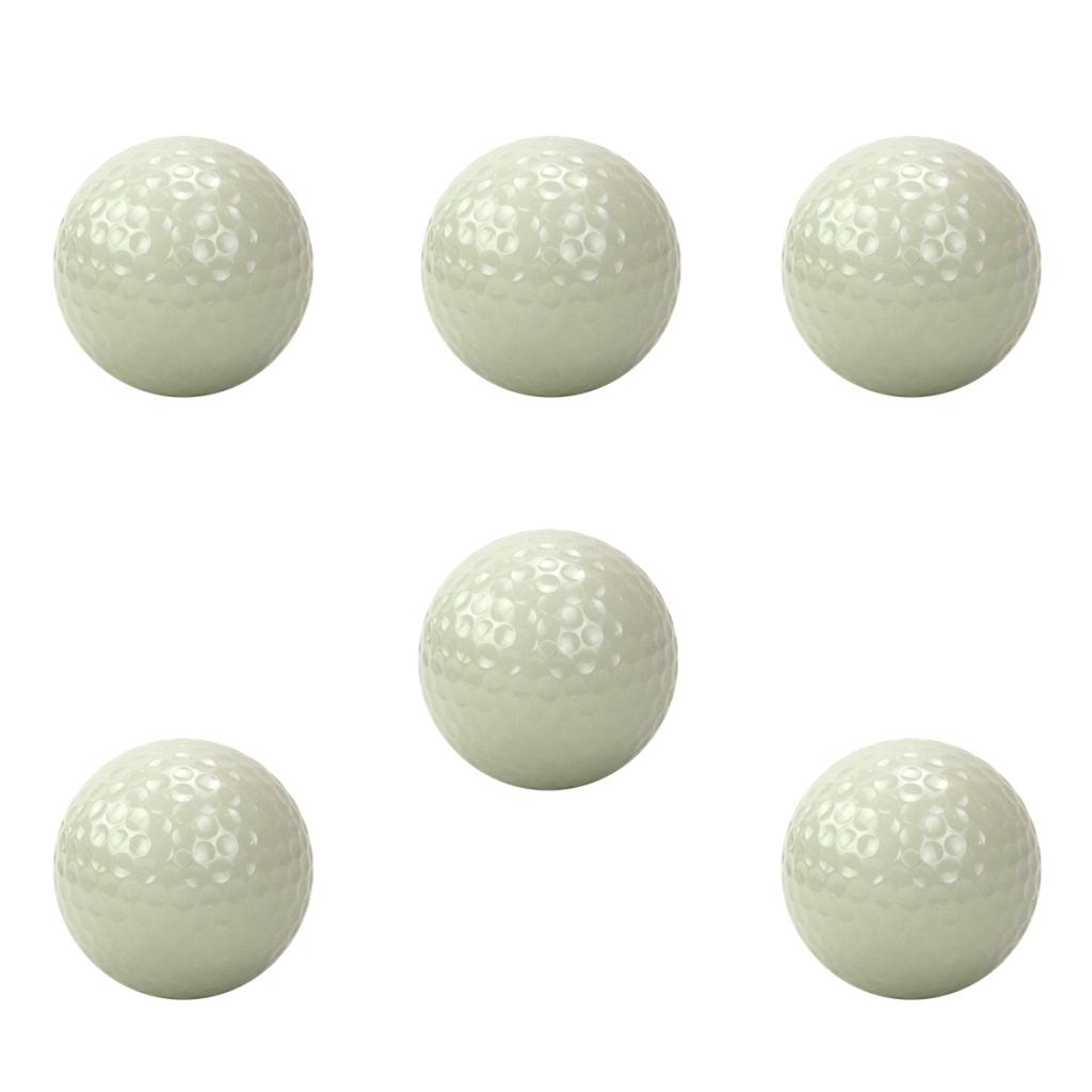 Pack Of 6 Reusable Luminous Golf Club Ball Reliable Dark Club Ball Golf