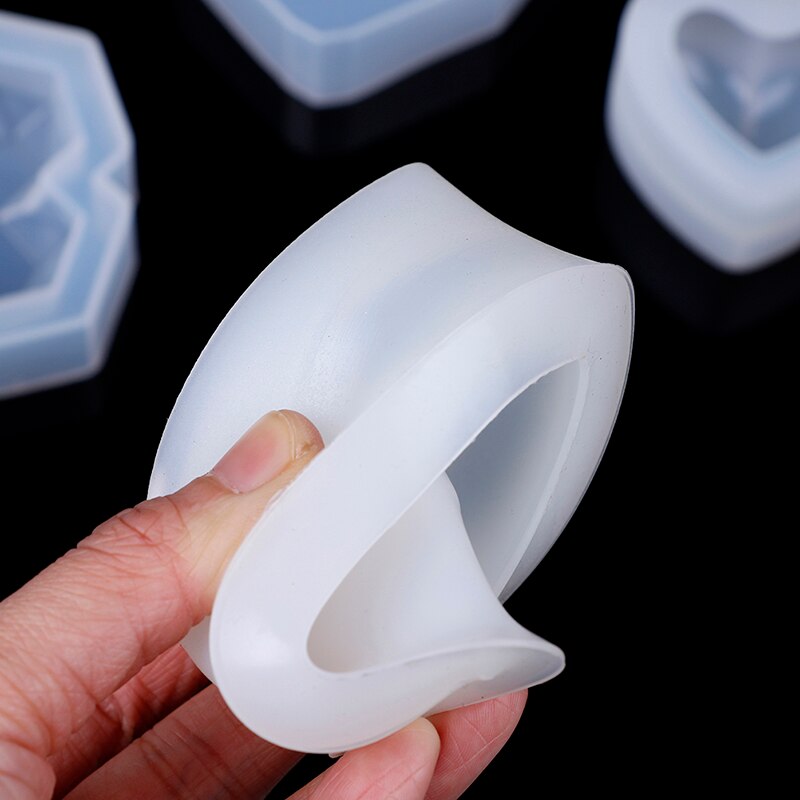 Stampo in silicone a forma di cuore con 3d aromi, stampo in silicone a forma di cuore per decorazioni auto, stampi in resina per candele fai da te