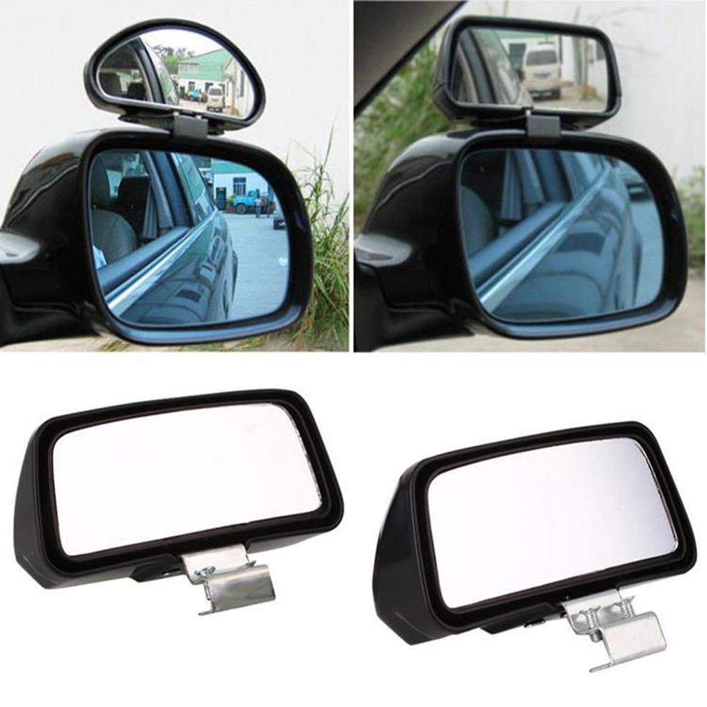 Car Mirrors Blind Wide Angle Spot Side Mirror Blind Spot Auto Rearview Mirror Rear View Mirror Parking Rimless Mirrors