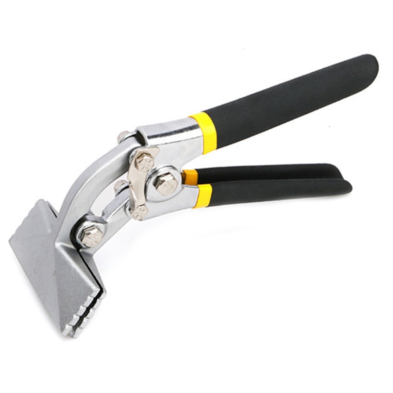 OOTDTY Sheet Metal Bending Pliers Hand Seamer Wide Jaw Straight 80mm/Elbow 80mm/Straight 150mm Tools for Welding Clamps: Dark Blue