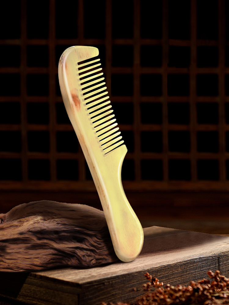 hoorn kam hoorn handgemaakt gepolijst haar natuurlijke antistatische massage hoorn kam voor salon kappers styling tools