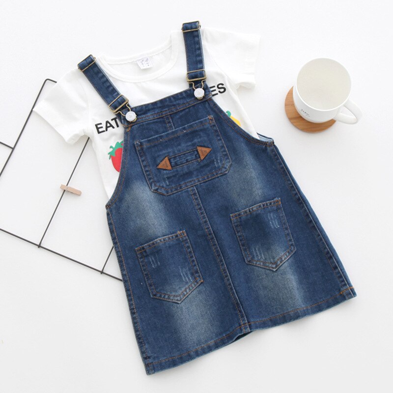 Combinaison en jean pour enfants de 2, 3, 4, 6, 8 ans, nouvelle