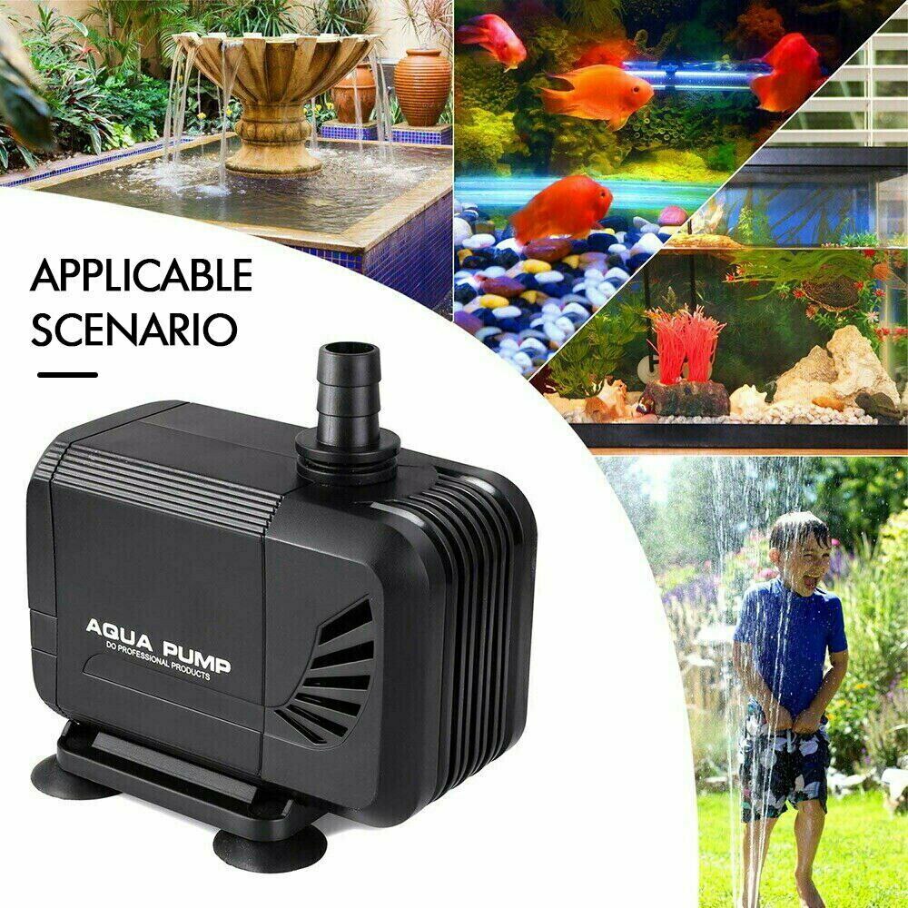 1500L/H Ultra-quiet Submersible Fish Tank Water Pumps Aquarium Pump 15W 220V Garden Pond Waterfall Fountain Sump Power Head Pump