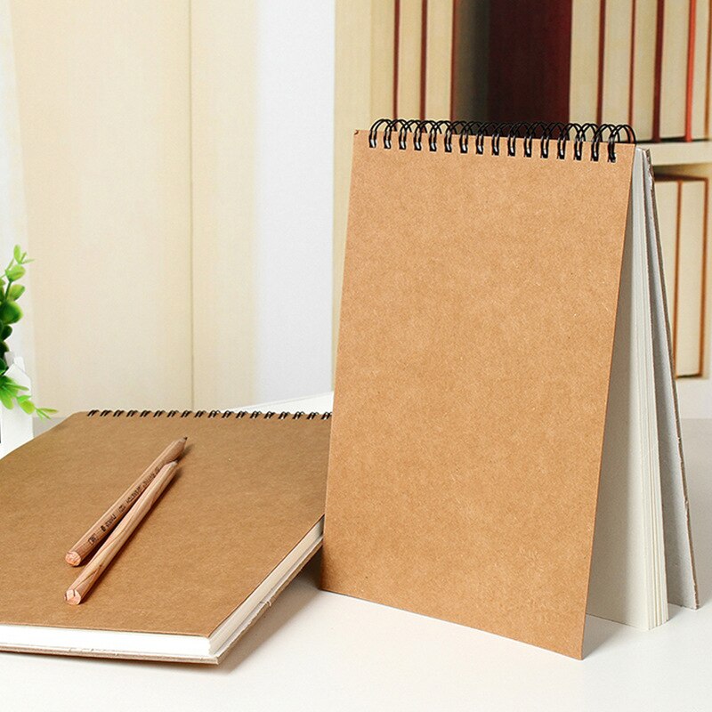 Schetsboek Draw Boek Mobiele Eenvoudige A3/A4/A5/8K/16K Art Supplies Schets boek 30 Vellen Hard Craft Cardboards Art Student