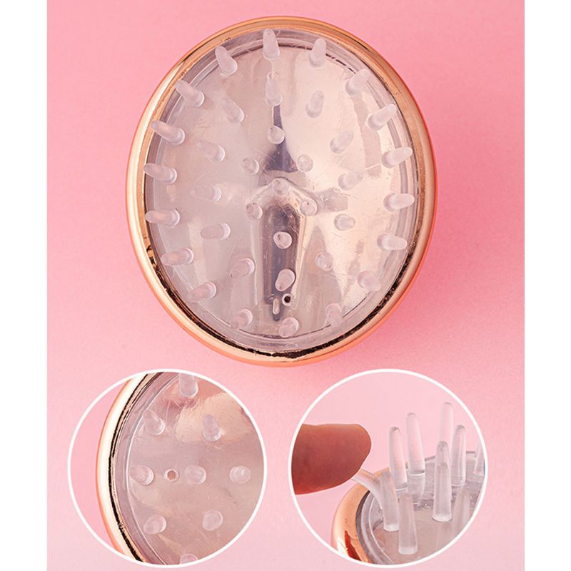Draagbare Siliconen Shampoo Hoofdhuid Douche Body Wassen Haar Massage Massager Brush Kam