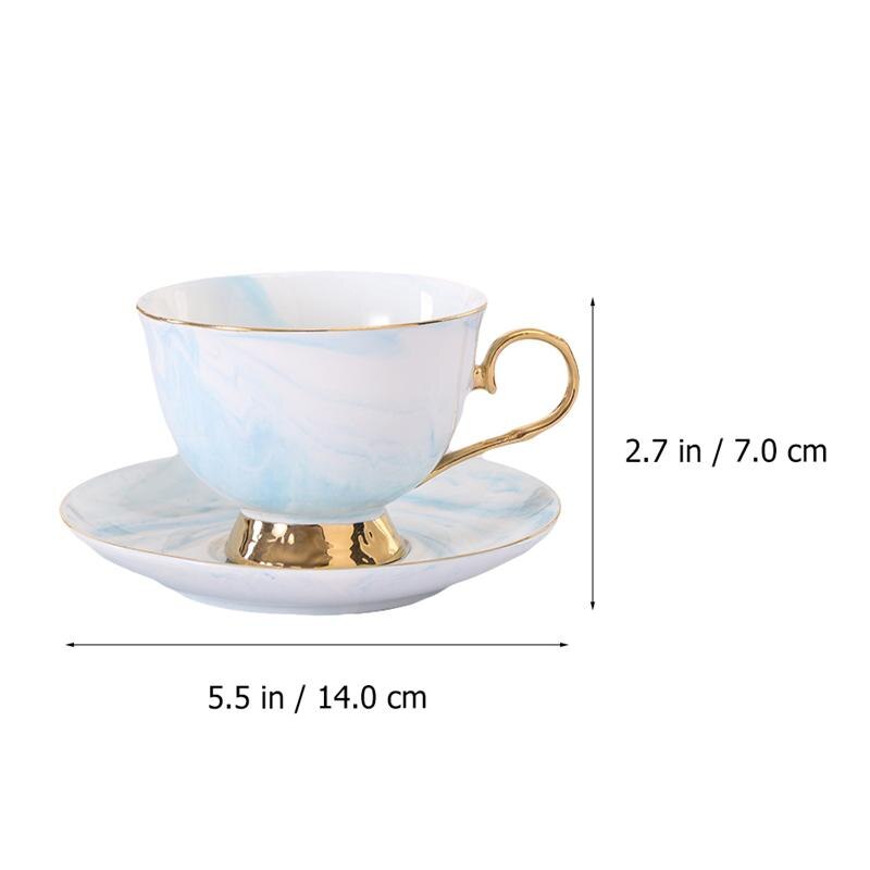 250ml ceramika filiżanka kawy ze spodkiem unikalny kubek na sok ceramika kubek robić mleka skandynawska minimalistyczna marmurkowa ceramiczna filiżanka robić kawy i spodek