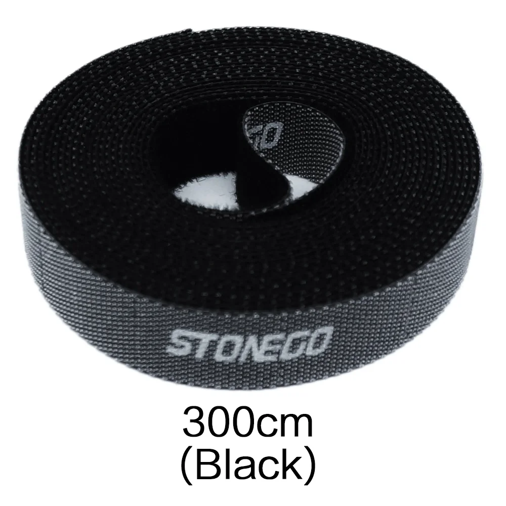 STONEGO Tearable Cable Organizer Ties Wire Holder for USB HDMI Earphone Cord Management Phone Accessories: Red