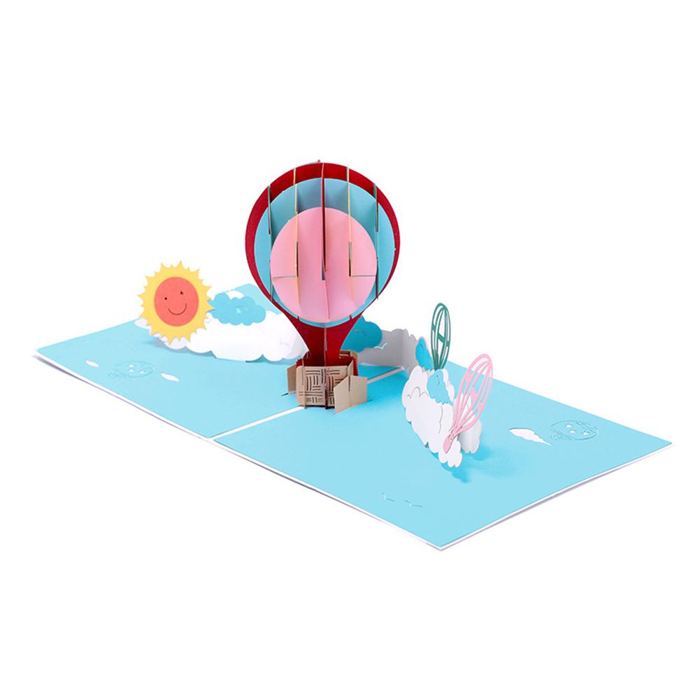 3D Pop UP Birthday Cards For Kids Christmas Birthday Cake Greeting Card Postcards Card With Envelope Party Wedding Decor