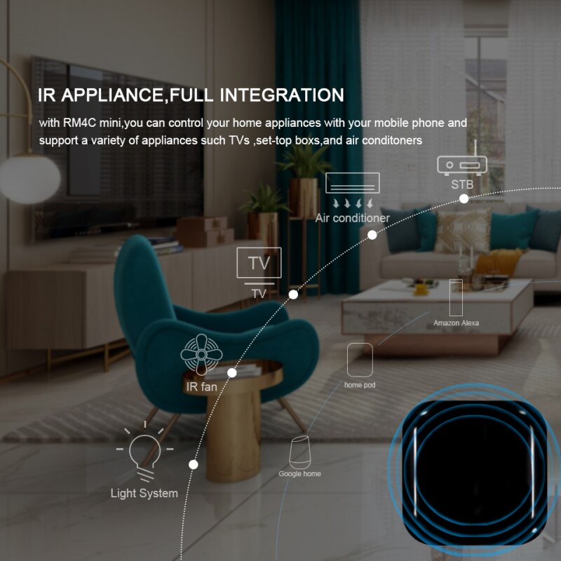 Tuya infrarouge universel intelligent de wifi de télécommande d'ir pour le contrôle à la maison intelligent pour le DVD AUD de TV ca fonctionne avec Alexa Google home