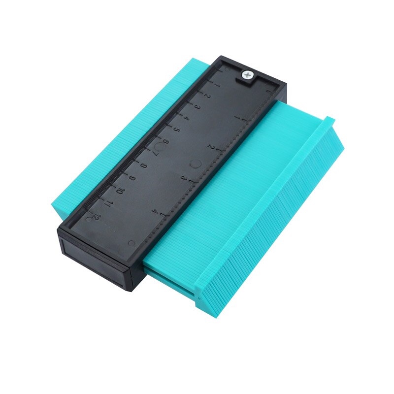 5/10 Inch Contour Gauge Plastic Profiel Kopie Gauge Profiel Jig Gids Markering Voor Tegel Rand Vorm Kopie Meetinstrument: 5inch-green