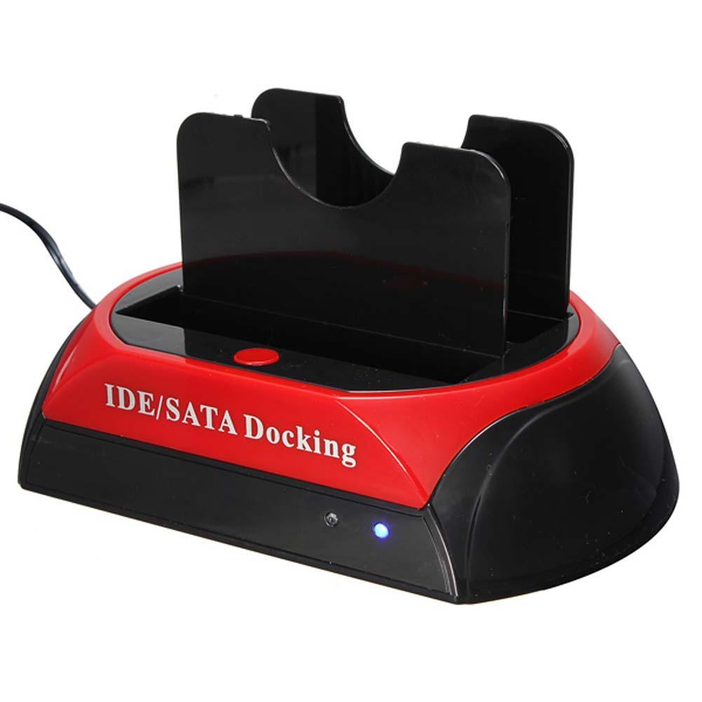 Dual 2.5 "3.5" IDE SATA HDD Harde Schijf Disk Dock Docking Station Kaartlezer