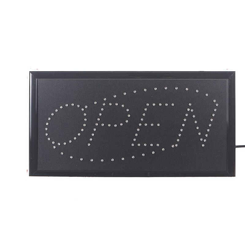 19 " x10 " led åben butiksskilt neon udstillingsvindue hængende lys, led skilt belyst skilt