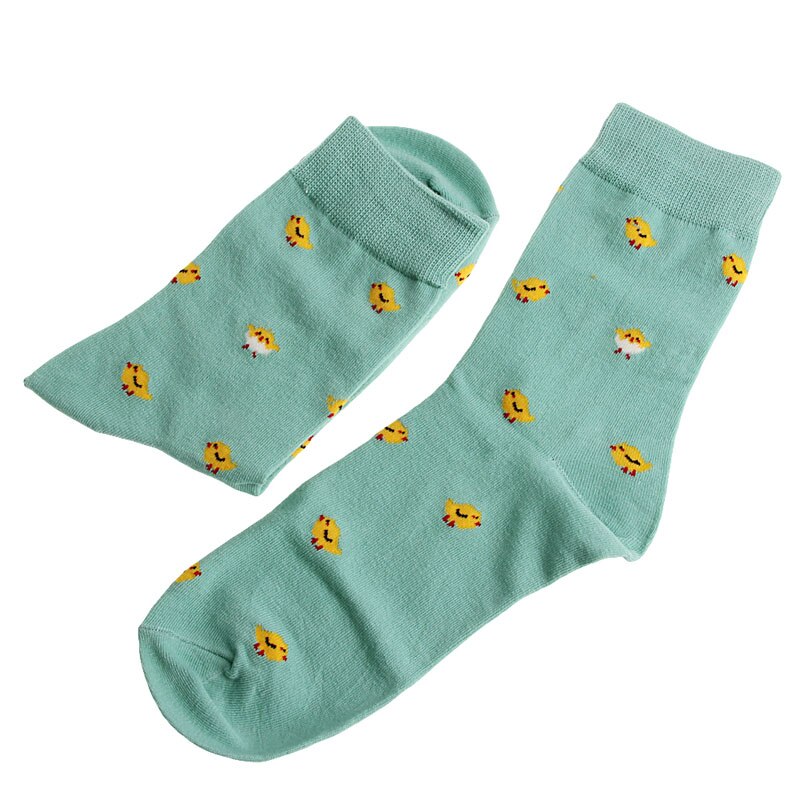 Cartoon Cotton Socks Multi-Color Dress Casual Men's Women's Socks: 1