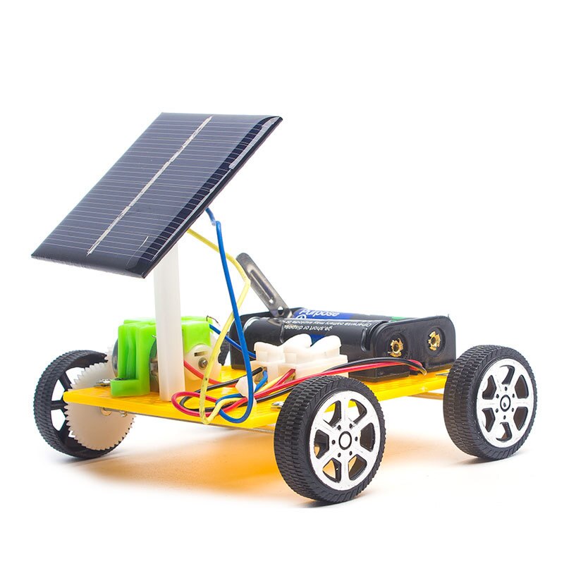 Solar speelgoed auto kinderen science experiment DIY zonne-energie speelgoed creatief educatief speelgoed voor kids