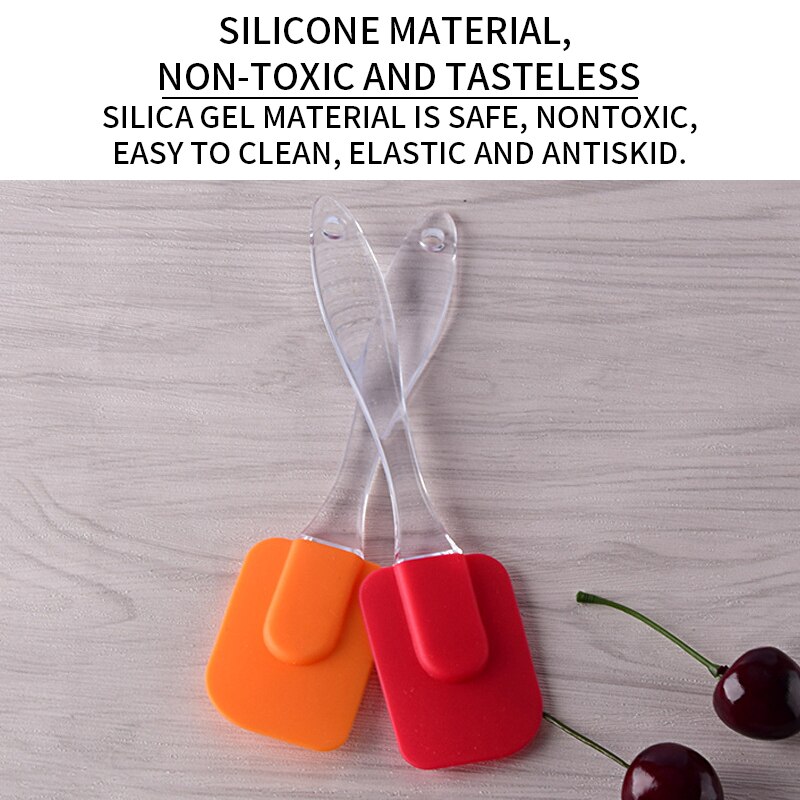 Silicone Spatula Baking Scraper for Kitchen Mixing Folding Scraping Cooking and Serving Silicone Scraper for Stirring