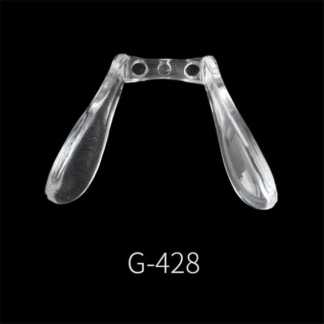 5Pcs Silicone Anti-Slip Glazen Neus Pads U-Vormige Neus Pad Voor Brillen Sunglass Glas Bril Eyewear accessoires: E