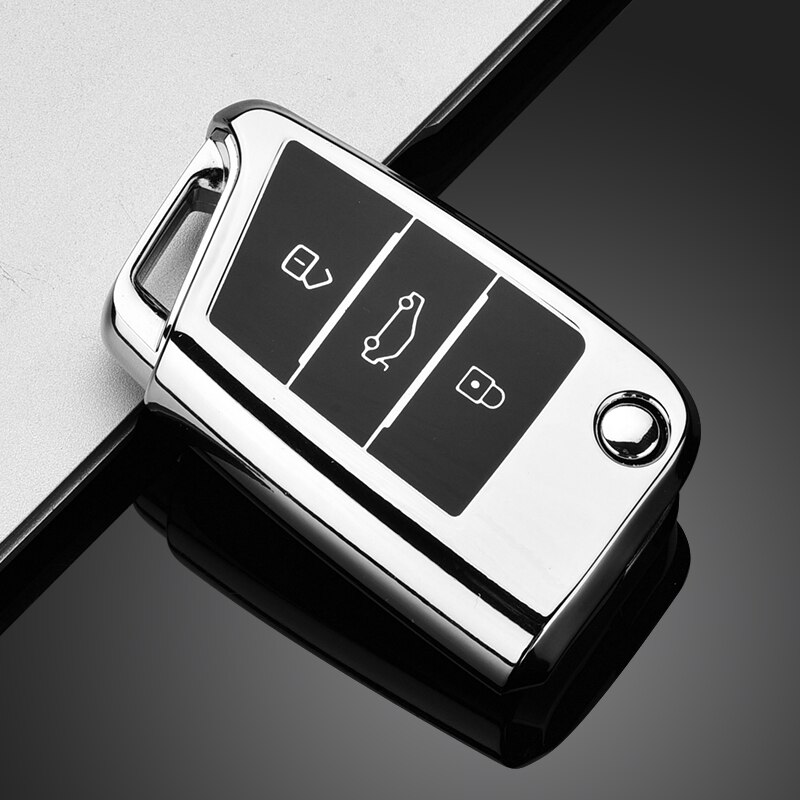 Pochette Clé Voiture Audi En Fibre Carbone Avec Logo - Étui Compact Et Stylé
