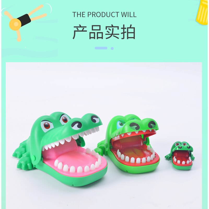 Verkoop Bananasplit Mond Tand Alligator Hand Kinderspeelgoed Familie Games Classic Bijten Hand Krokodil Game