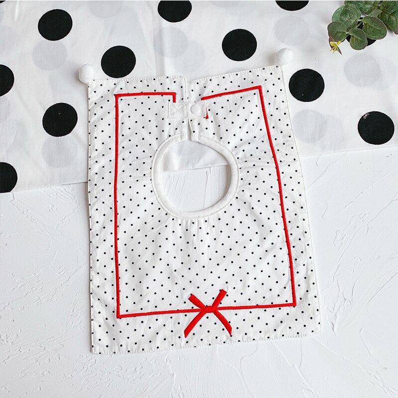 Mignon dessin animé bébé bavoirs coton imperméable à l'eau baver Burp chiffons pour -nés bord ondulé doux produits pour enfants: 8