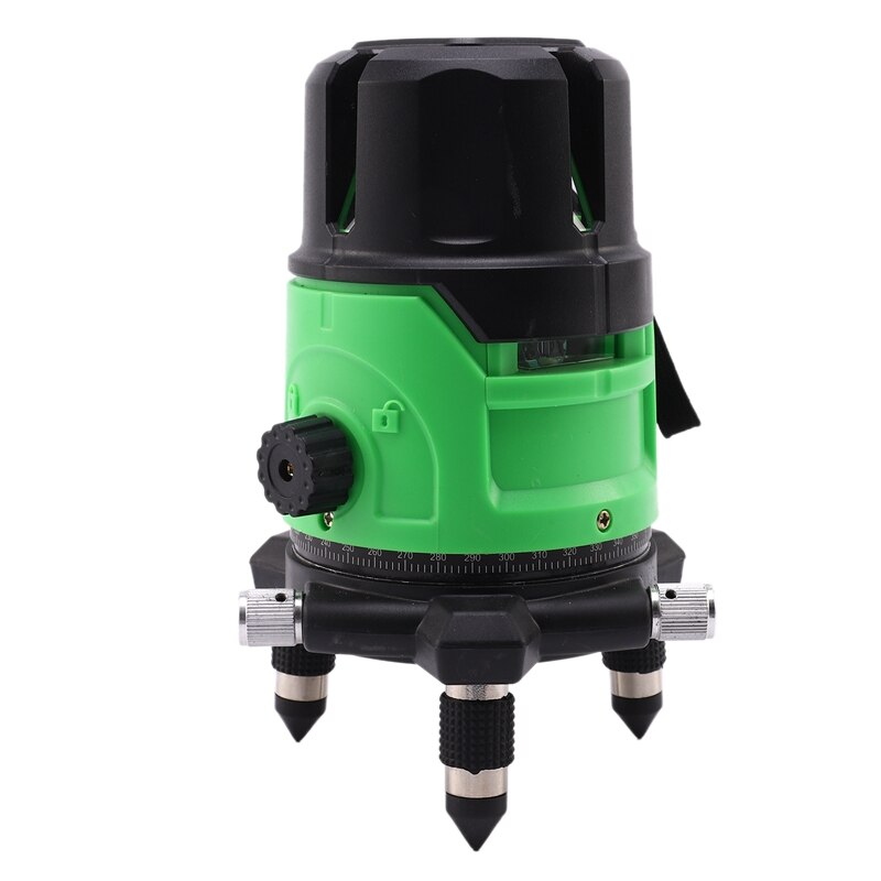 Groene straallijn 360 graden roterende buitenmodus ontvanger en schuine schuine lijn beschikbaar automatische lijnniveau amerikaanse stekker