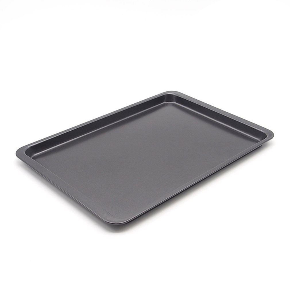 Rechthoekige Non-stick Brood Cake Bakken Lade Bakplaat Oven Rechthoekige Zwarte Bakplaat Diy Bakken Voor Keuken Zxh
