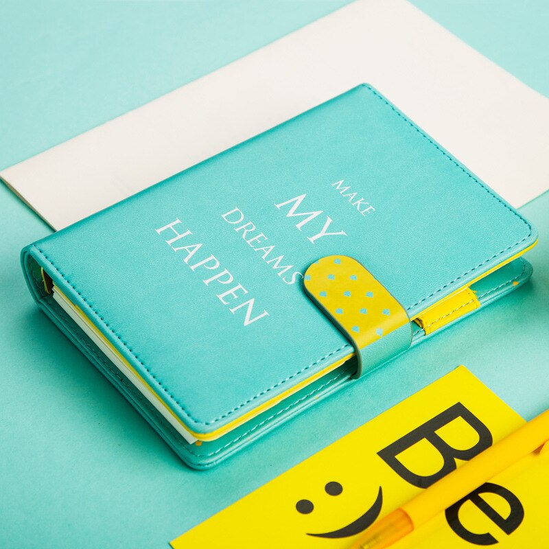  dreams happen micro faux leather notebook yearly grandado
