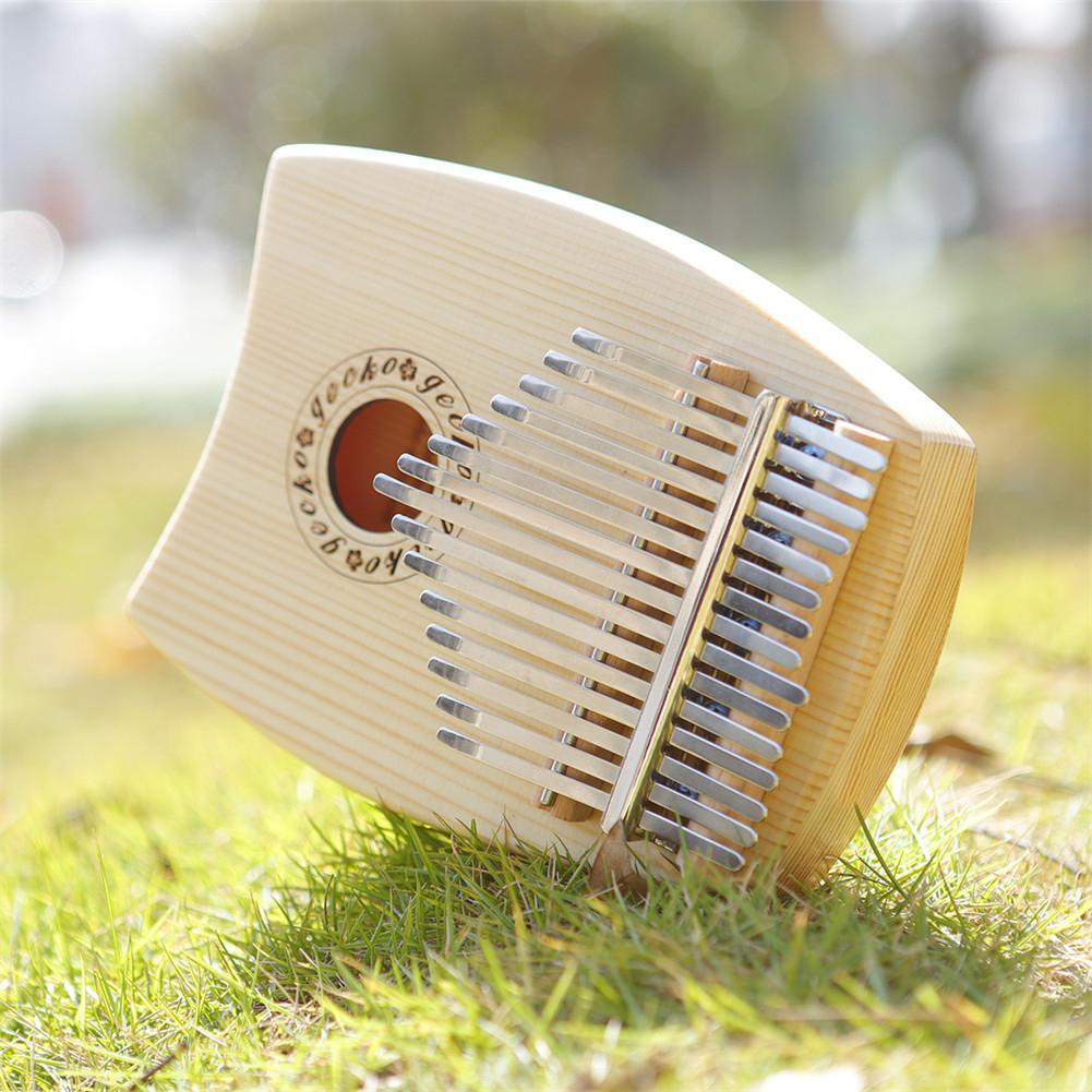 15 Key Kalimba Thumb Piano Delicate Mbira Keyboard Spruce Wooden African Calimba Musical Instrument for Musician Beginner